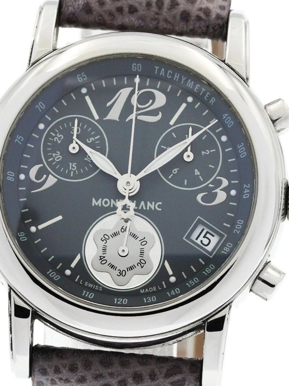 MONTBLANC Meisterstic 7039 Chronograph gray Dial Quartz Ladies Watch